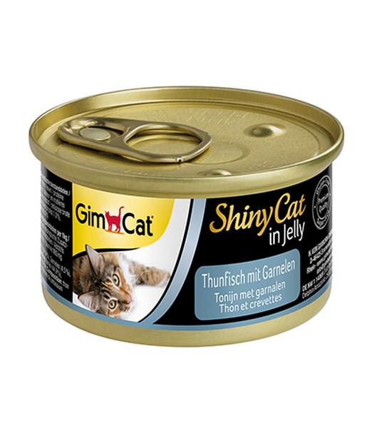 ShinyCat Blik Tonijn met Garnalen 70 gr