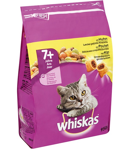 Whiskas Droog Senior Kip 1,9 kg